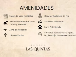 cuenta con amenidades y vigilancia 24/4