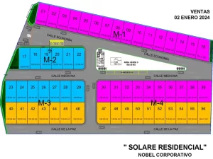 56 lotes residenciales en venta