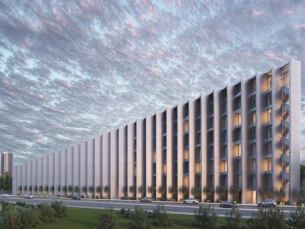 torre de 10 pisos con amenidades