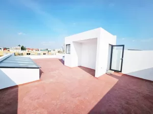 roof garden con vista a los volcanes