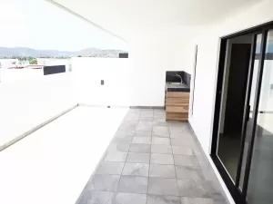 roof garden con asador y tarja