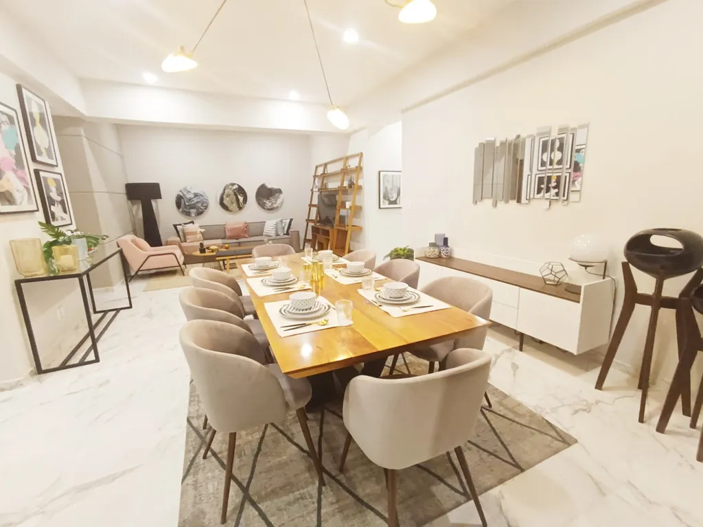amplia área de comedor