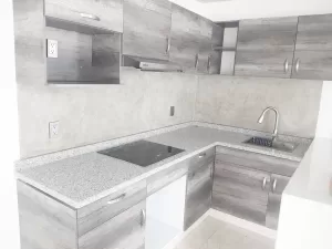 cocina de lujo con parrilla electrica