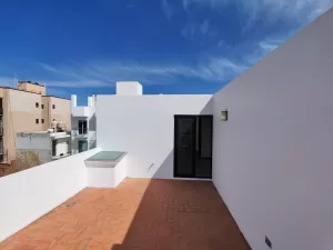 roof garden con área de tendido