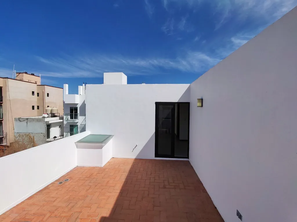 roof garden con área de tendido