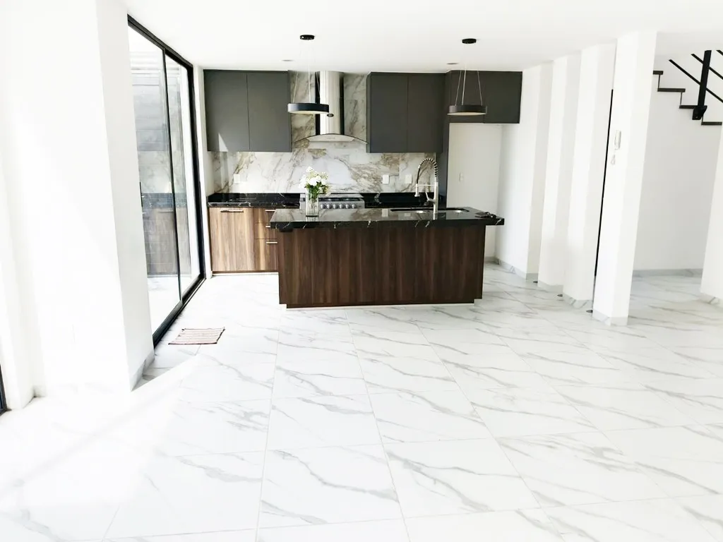 cocina integral equipada de lujo