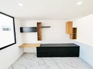 sala de tv con mueble