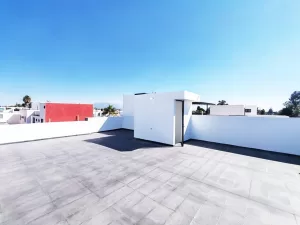 roof garden con vista a los volcanes